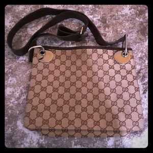 Gucci cross body tote